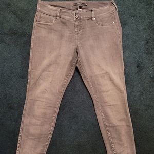 Stone gray Skinny jeans Torrid